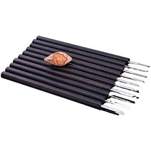 전각도 알전각 낙관 전각칼 triumphant 조각도 극세 정밀 천공 칼 목각 올리브, 10개 세트