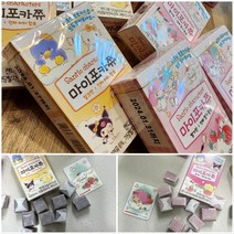 마이 포카쮸 낱개 마이멜로디 시나모로 키티 딸기맛 포토카드 50g 캐릭터 밀크맛