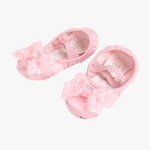 로엠걸즈 SH02 스팽글 리본 발레슈즈(핑크) RGGW22A4P
