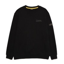 정품 내셔널지오그래픽 N214USW810 마젤란 백 빅 로고 맨투맨 티셔츠 CARBON BLACK