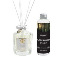 아로마코 아로마코앤티크 디퓨저250ml+리필200ml 세트, 블랙포레스트_네놀리바질
