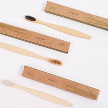 KC인증 제로웨이스트 대나무 칫솔 생분해 미세모 각인 gvmck4*02369782GB, 2성인대나무-화이트, 본상품선택