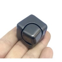 손 감각 고급 메탈 피젯 스피너 큐브 어른 장난감, 피젯다이스-그레이