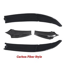 앞 범퍼 스포일러 립 bmw 5 시리즈 f10 535i 528i 518d 520d 525d 530d 2010-2016 바디 키트 스포츠 외장 튜닝, 카본 룩 스타일