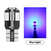 T10 W5W LED 전구 Canbus 5630 8SMD 194 168 자동차 인테리어 지도 돔 조명 주차 신호 램프 6000k 12V 화이, 02 Blue, 02 Blue