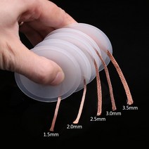 소형용접기 1.5mm 2mm 2.5mm 3mm 3.5mm 너비 1.5m3m 길이 디솔더링 브레이드 용접 솔더 리무버 심지 와이어 리드 코드 플럭스 bga 수리 도구, 2.5mmx3.0m
