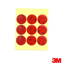 3M 쓰리엠 원형 양면테이프 폼 패치 스티커 35mm 흰색-R, II옵션없음II