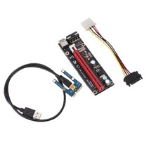 PCI Express 16X 라이저에 대한 미니 PCIE 랩탑 용 외부 이미지 카드 Exp GDC BTC Antminer Miner MPCIE PCI-E 슬롯 마이닝 카드, 하나, 블랙 & 레드