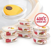 전자레인지 유리용기 오븐 냉동밥 데우기 해동 글라스락 반창통 친환경 그릇, 750ml, 정사각