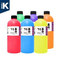[하양이네003]스노우키즈 거품물감1000ml 유아물감 거품물감놀이 안전한 형광물감, 옐로우