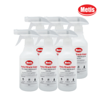 메티스 메티스 미라클워터 애완용품/배설물청소 애완용 탈취 살균소독제 400ml x6개 살균 소독 탈취, one color, free