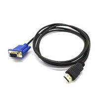 컴퓨터 모니터 1m hdmi to vga d-sub 남성 비디오 어댑터 케이블 hdtv, 협력사