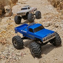 미니카 몬스터트럭 엔진rc카 FMS 1/24 FCX24 최대 Smasher RC 자동차 4WD 픽업 트럭 등반 차량, 02 V1 White RTR