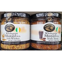 LAKESHORE 레이크쇼어 홀그레인 머스타드 205g (아이리쉬위스키 아이리쉬스타우트) 4종 택1) / 아일랜드, 2.아이리쉬스타우트