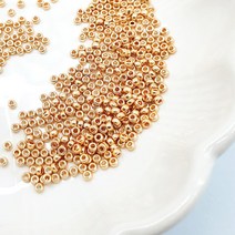 미유키 글라스 시드비즈 골드 182 (15/0) 1.5mm 3g 비즈공예재료