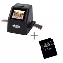 필름 스캐너 현상 사진 스캔 protable 16mp 네거티브 35mm 슬라이드 변환기 디지털 이미지 뷰어 2 4 LCD 내장 편집, 02 FS610-B-16