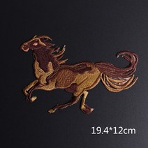 표범와펜 DIY 다채로운 조류 말 호랑이 패치 철 패치에 바느질 3D 수 놓은 동물 Applique 의류 가방 자 켓 장식