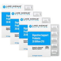 레이크에비뉴 소화유산균 200억 CFU 30정 4세트 4개월분 좋은유산균 아토피유산균