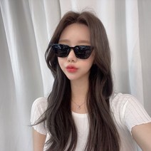 하리몽드 남녀공용 색안경 뿔테 블랙 캣츠아이 선글라스