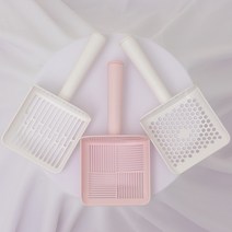 [가또페로] 패턴스쿱 (벤토 두부 가는모래), 그리드패턴 (가는모래용), 베이비핑크