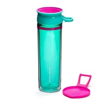 WOW GEAR 360 이중 벽 트라이탄 물병 핑크 591 ml / 600 ml, TURQUOISE