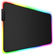 [게이밍마우스키보드노트북] Soontrans RGB LED 게이밍 마우스 키보드 방수 대형 장패드 5mm, 800x300mm