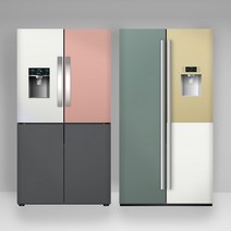 냉장고 셀프 리폼 시공 단색 시트지 인테리어필름, 06. 퀸하우징 블랙 SQ306(10cm)