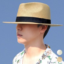 63cm 남자 빅사이즈 파나마햇 대두 밀짚 밀집 모자 페도라 중절모 신사 여름