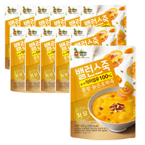 샘표 밸런스죽 통팥 늙은호박죽 420g 12봉
