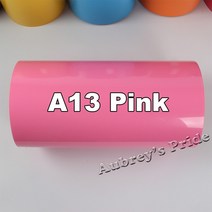 평판프레스 열전사30cm x 100cm (12 "x PVC 열전달 비닐 열 프레스 기계 커팅 플로터 커터 티셔츠 DIY, 09 Pink A13
