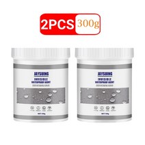 방수페인트 단열페인트 방수 실란트 투명 접착제 화장실 누출 방지 지붕 수리 깨진 에이전트 트래핑 도구, 12 300g 2PC