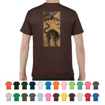 TCT-087 김홍도 강세황 송하맹호도 반팔티셔츠