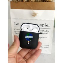 에어팟 프로2 무선 충전 케이스 거치대만화 럭셔리 달러 Monopolys 블랙 TPU 실리콘 Airpod 케이스 2 프로, 13 TPU_02 For AirPods 2