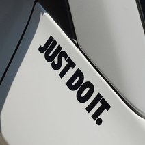 JUST DO IT 저스트두잇 스티커 방수데칼, 160x30mm, 빨강, 1개