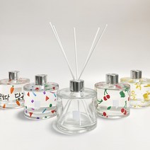 콤마다 그림 그리는 가드니아 디퓨저 실내 방향제 200ml 봄 인테리어 화장실 욕실 거실 사무실 선물, 금색+은색, 블랙