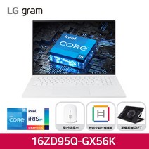 LG전자 2022 그램 16, 16ZD95Q-GX56K, Free DOS, 1TB, 16GB, 코어i5, 스노우 화이트