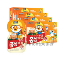 [팔도] 뽀로로 홍삼쏙쏙 100ml 어린이음료, 200개, 오렌지