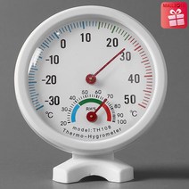 thermo hygrometer J642 아날로그온습도계 탁상용 실내온도계습도계, 1세트