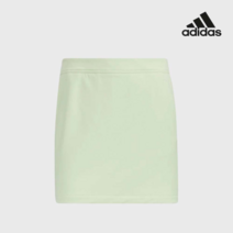 아디다스골프 아디다스골프 여성 삼선 스커트 라임 HA0194