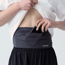장바9니 러닝벨트 넓고 편한 와이드 운동 플립벨트, 네온그린, S