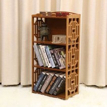 사방탁자 엔틱 고가구 한옥 인테리어 원목진열장, 8각격자 2층 42CM
