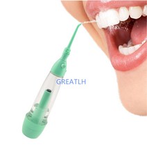 휴대용 구강 Irrigator 치실 위생 물 스레드 Flosser 제트 노즐 Waterpick 치아 클리너 입 세척 도구 LV190, 한개옵션0