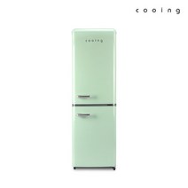 쿠잉 쿠잉 레트로 소형냉장고 REF-C153S 151L 2도어 민트, 단일옵션