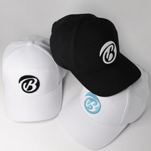 버디엑스 로고 메쉬 캡 3color, 화이트(블랙 로고)