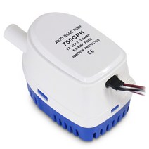 보트 빌지 펌프 전기 12V 자동 1100 GPH 냉수 펌프 스위치 교체 야외 요트 잠수할 수 있는 잠수, NO1