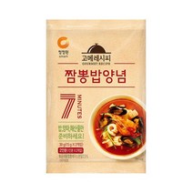 청정원 고메레시피 짬뽕밥 양념 30g, 10개