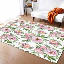 러그 카페트 빈티지 패턴 텍스처 히 비 스커 스 꽃 카펫 거실 큰 영역 러그 침실 카펫 홈 거실 장식 바닥