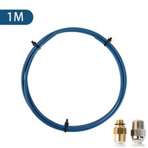 3D프린터 3D프린팅 3D스캐너 3D프린터소모품 CREALITY 3D Capricorn-보우덴 PTFE 튜빙 1.75MM 필라멘트 공, 03 1M connectors