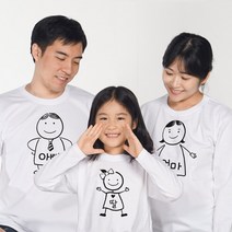 가족티 원하는 호칭으로변경 가능 반팔 긴팔티 돌촬영 OK