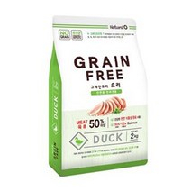 네츄럴오 그레인프리 오리 2kg 5.2kg 유기농사료 국내생산